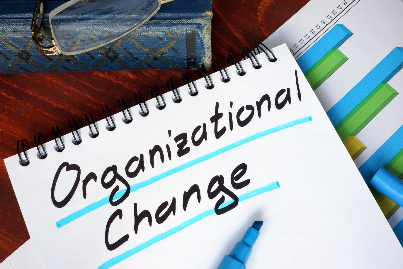 Notepad with Organizational Change